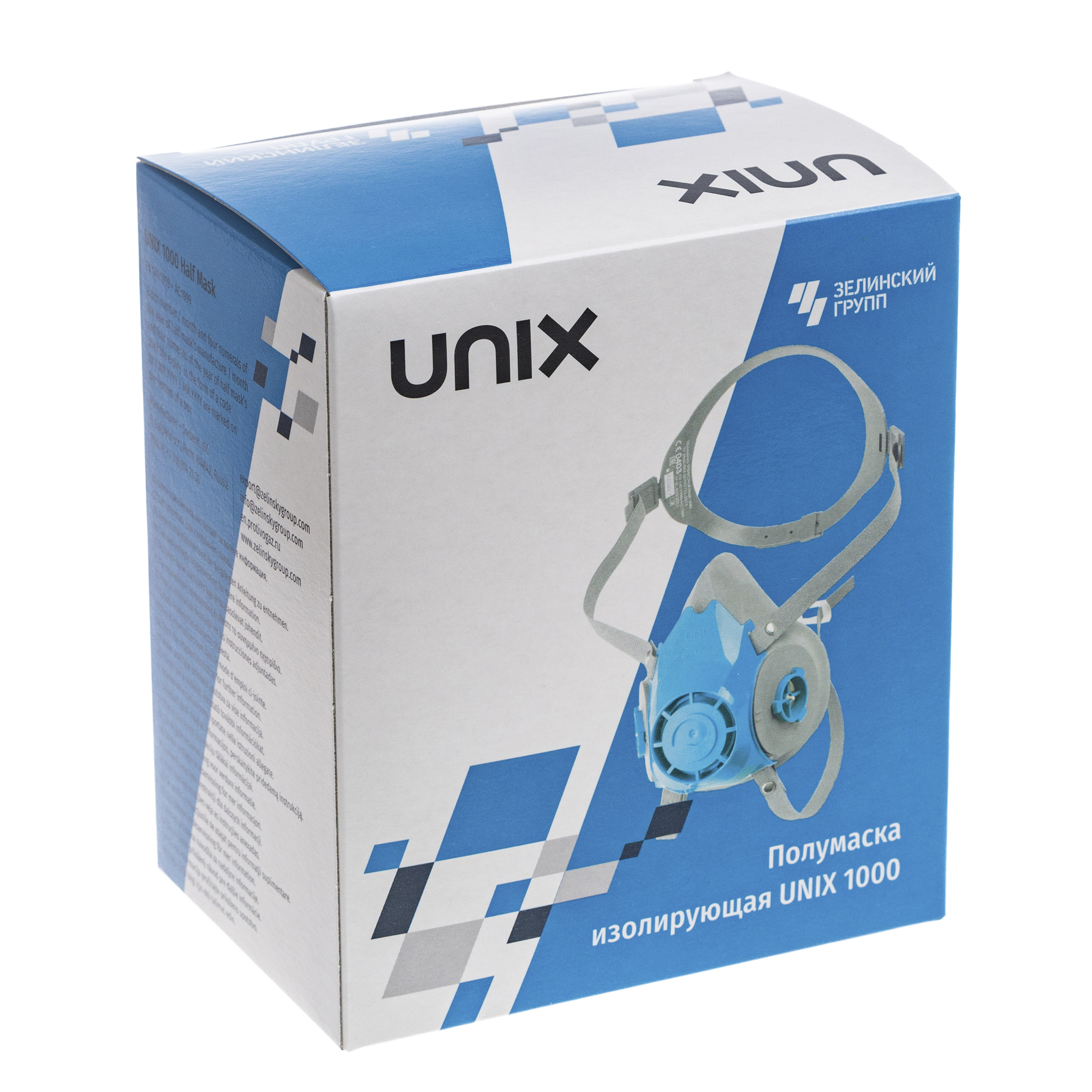 Полумаска изолирующая UNIX 1000 (1 рост)