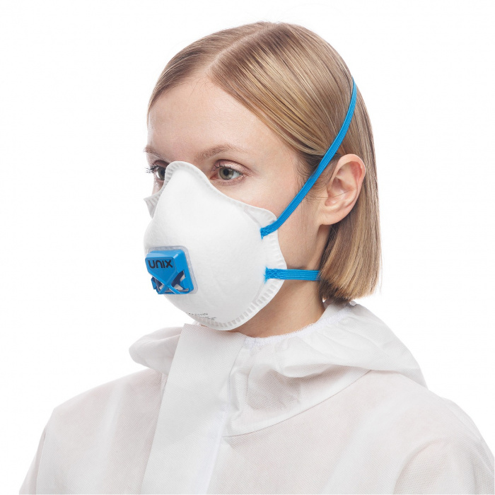 картинка Полумаска формованная фильтрующая UNIX Air 112V FFP2 R D 
